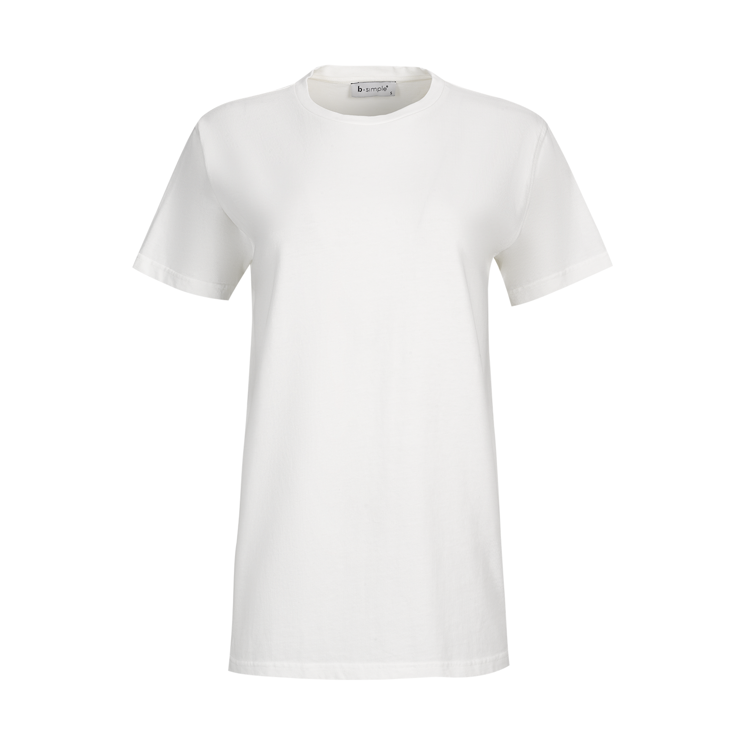 Basic T-shirt model in 100% heavy cotton jersey