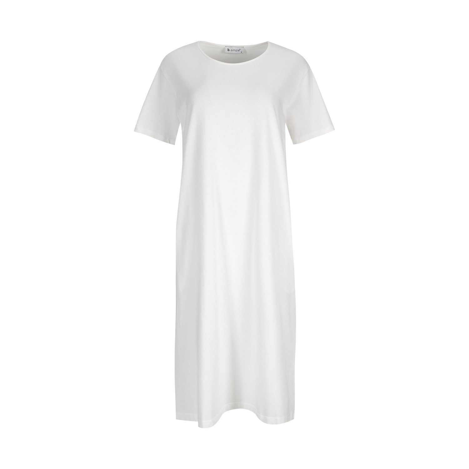 Basic dress model in 100% heavy cotton jersey
